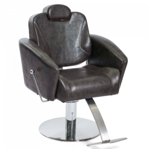 The Adelphi Reclining Salon Styling Chair - Grey by SEC