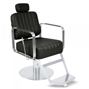 The Lexi Reclining Chair - Charcoal & Silver by BEC