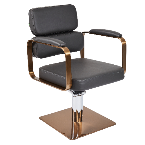The Rosie Salon Styling Chair - Charcoal & Copper by SEC