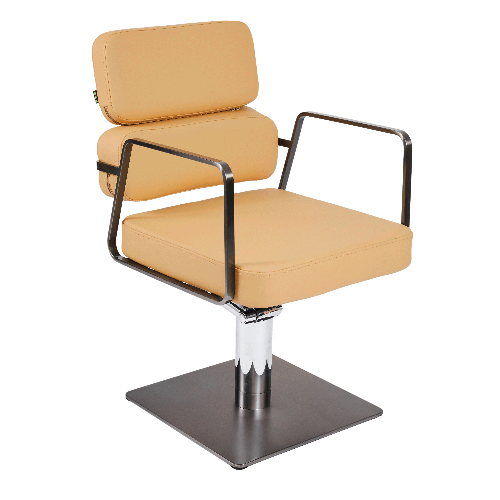 Graphite & Mustard Box Salon Styling Chair by SEC