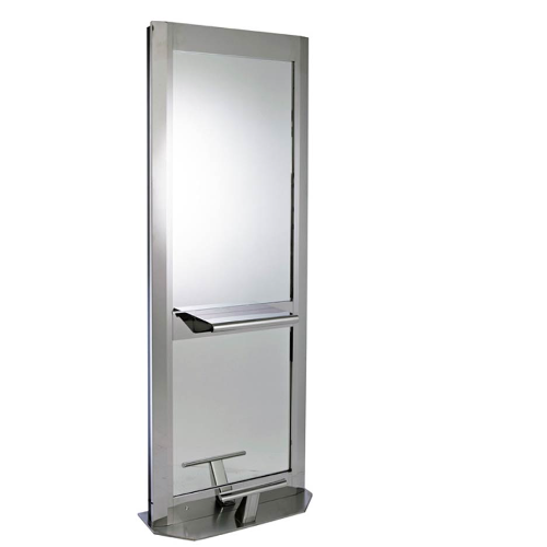 Chrome Sovereign Freestanding Salon Styling Unit by SEC