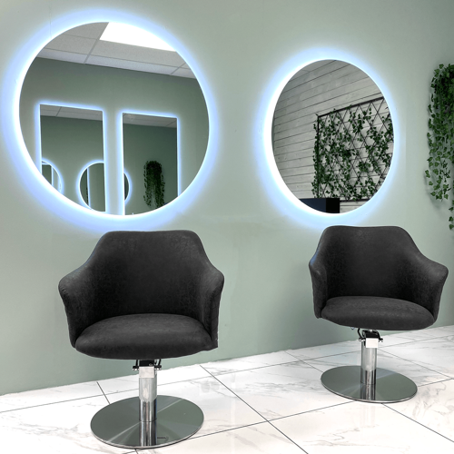 Round Infinity Salon Mirror by SEC