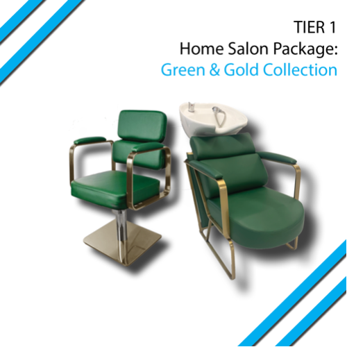 T1 Green & Gold Home Salon Package by SEC