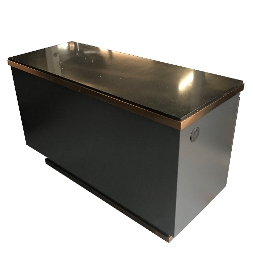 Copper & Charcoal Salon Reception Desk by BEC
