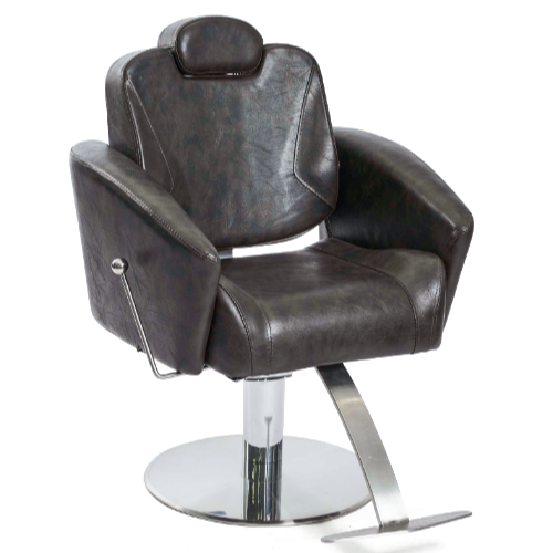 Grey Adelphi Reclining Salon Styling Chair by SEC