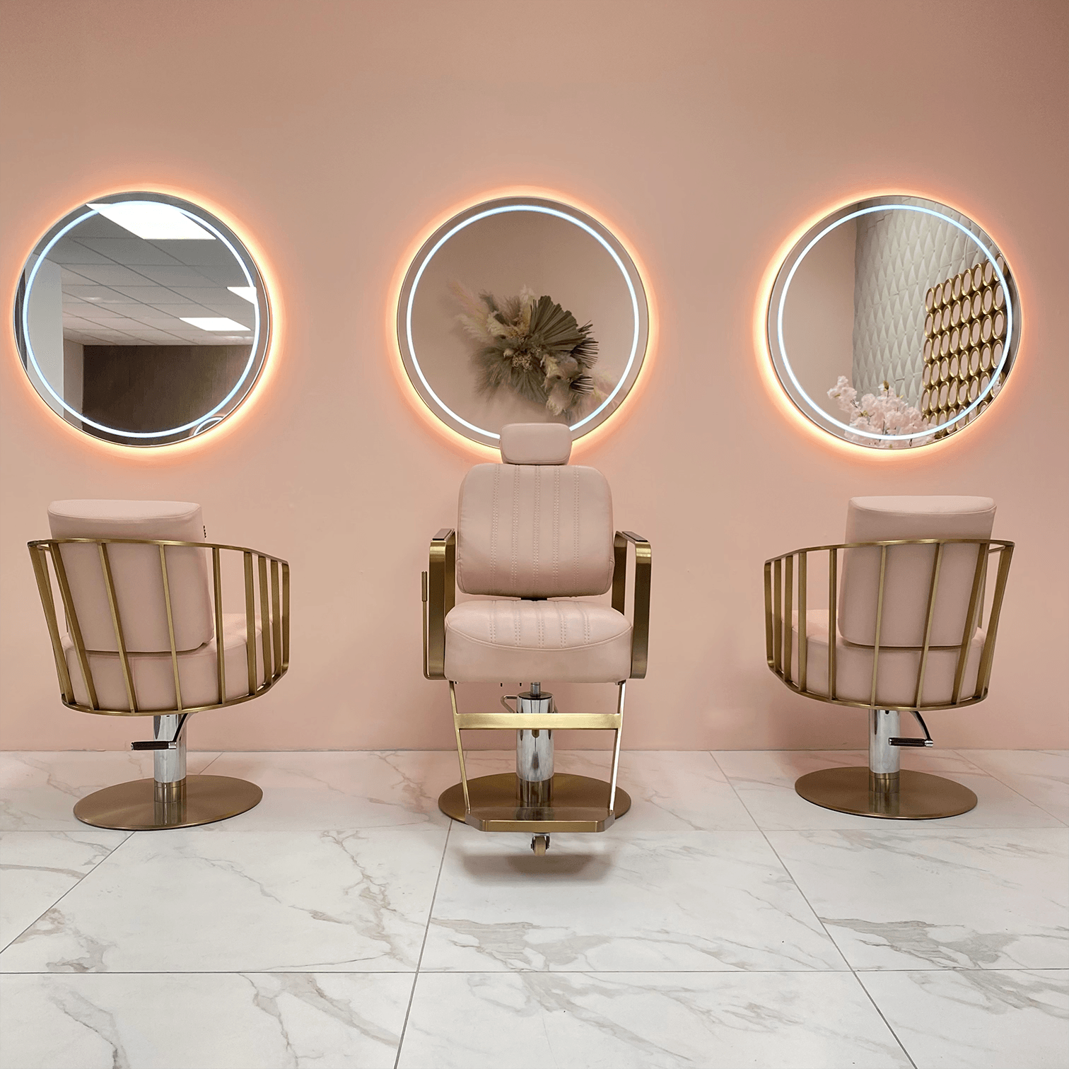 The Vienna Salon Mirror - Gold by SEC