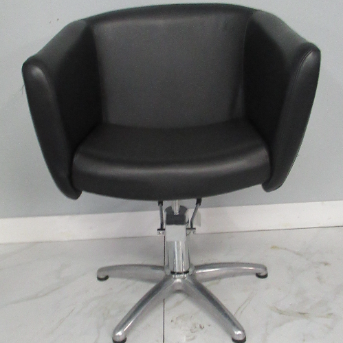 Used Black Textured Salon Styling Chair - BH52C- GRADE 2