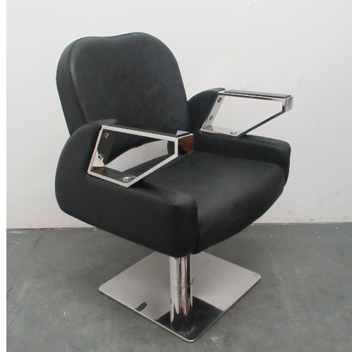 Used Black  Salon Styling Chair - BF15B- GRADE 2