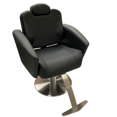 Black Adelphi Reclining Salon Styling Chair by SEC