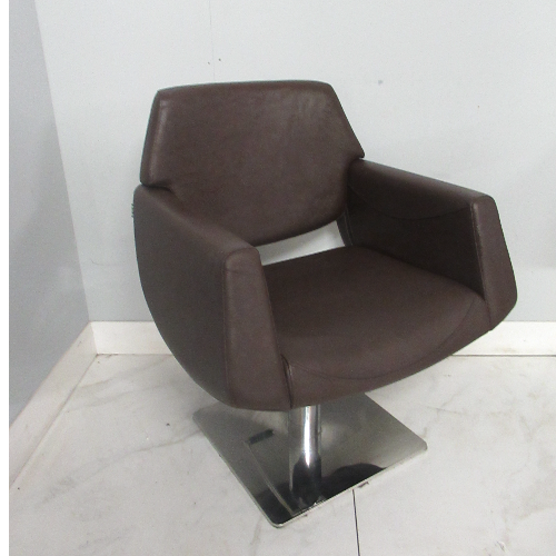 Used Brown Lunar Pod Salon Styling Chair by SEC - BH95A - GRADE 2