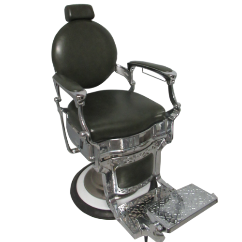 CL11I- Green Capone Barber Chair Chair by SEC- CLEARANCE