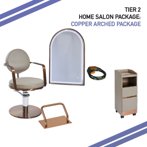 T2 Copper Arched Home Salon Package by SEC