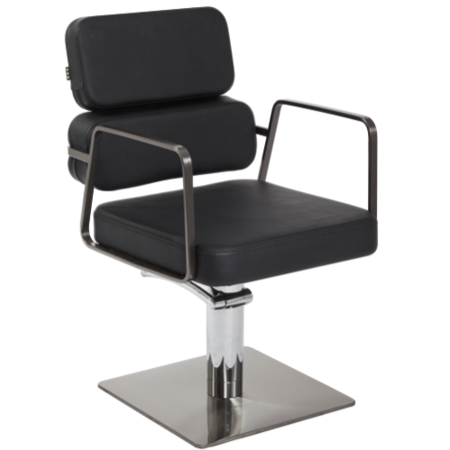 The Sunni Salon Styling Chair - Black & Graphite by SEC