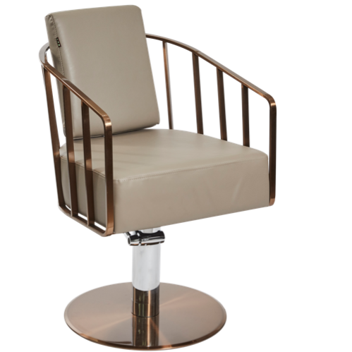The Willow Salon Styling Chair - Copper & Mushroom by SEC