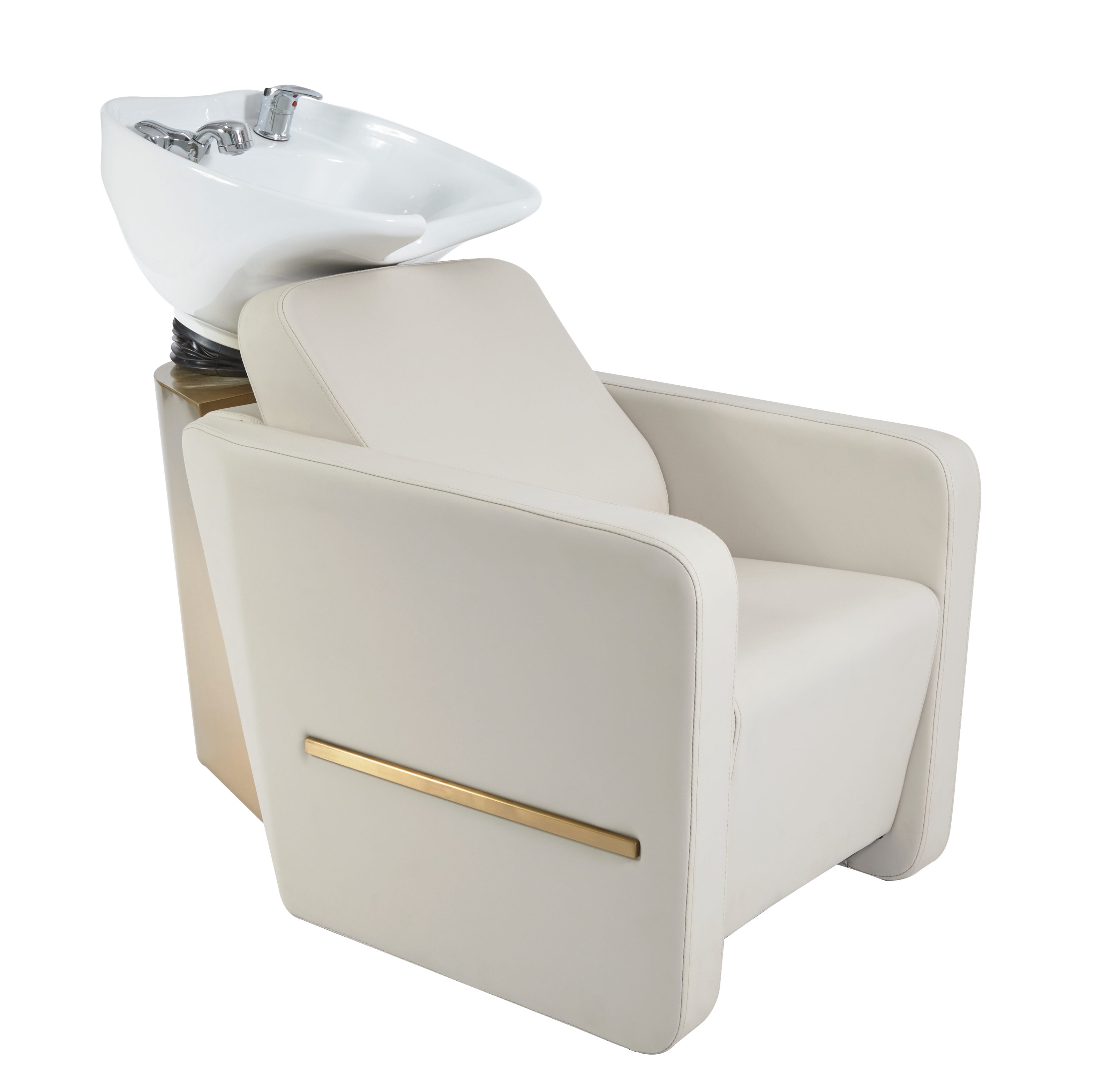 The Daisi Salon Backwash Unit - Ivory & Gold by SEC