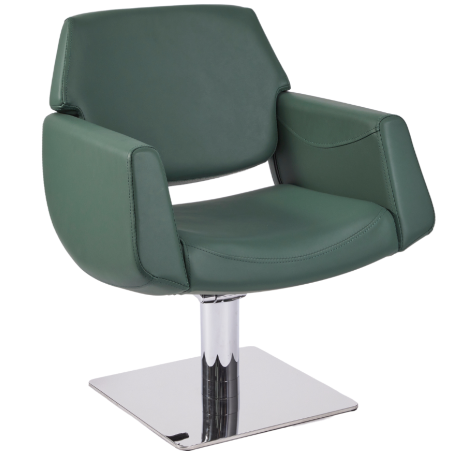 The  Lunar Pod Salon Styling Chair - Forest Green by SEC