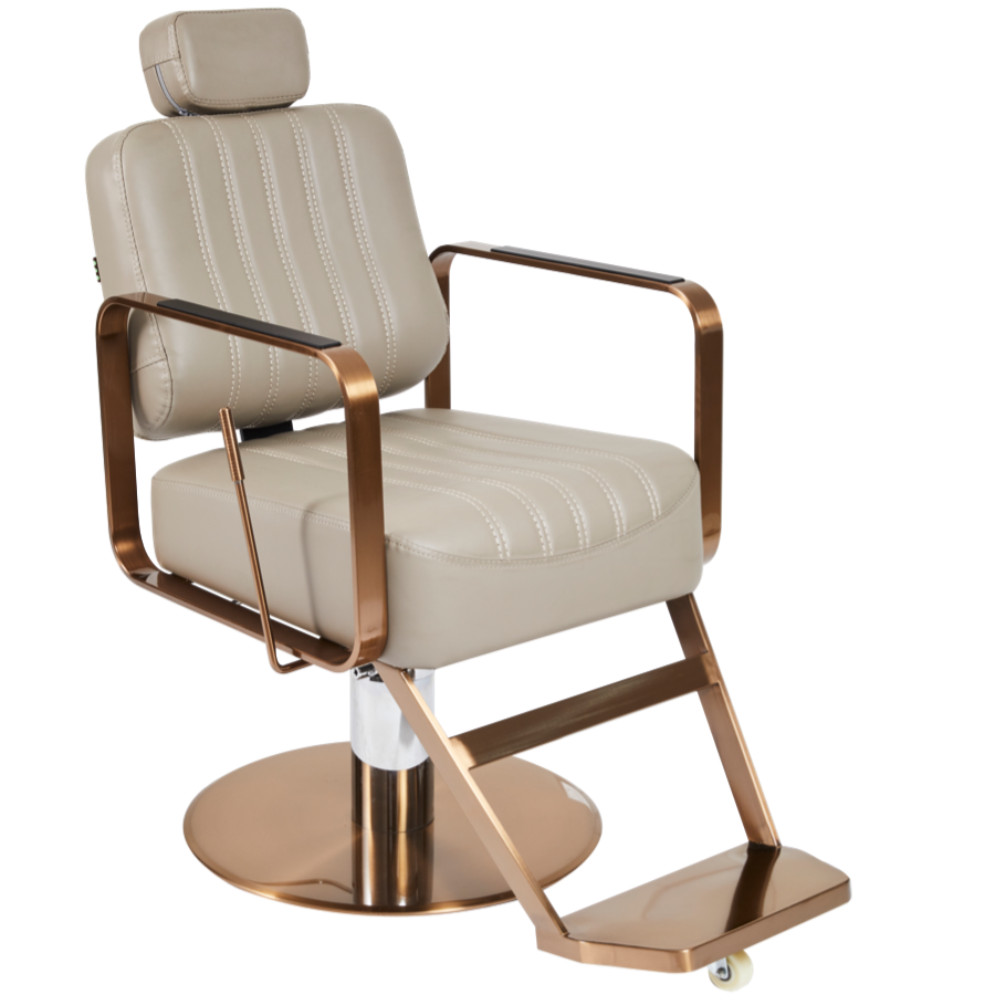 The Lilli Reclining Chair - Copper & Mushroom by SEC
