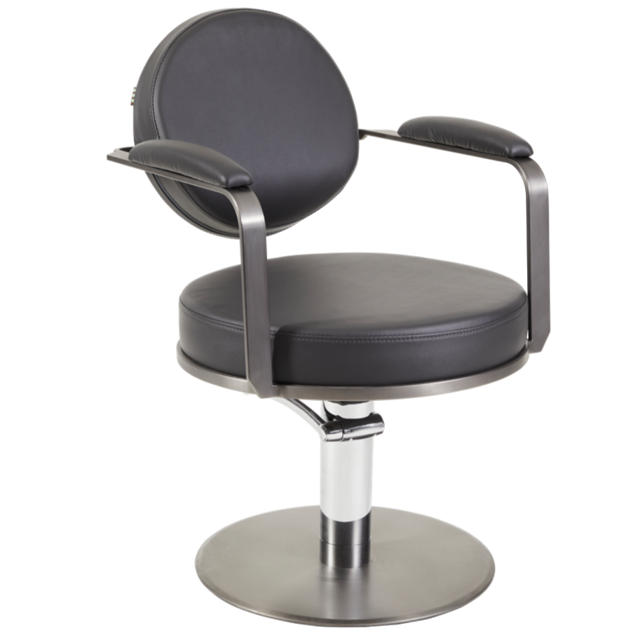 The Poppi Salon Styling Chair -  Matte Graphite & Charcoal by SEC