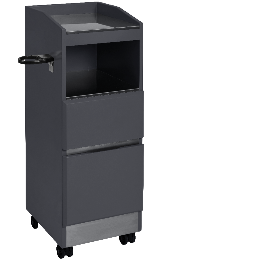 The Cubic Salon Trolley - Graphite by SEC