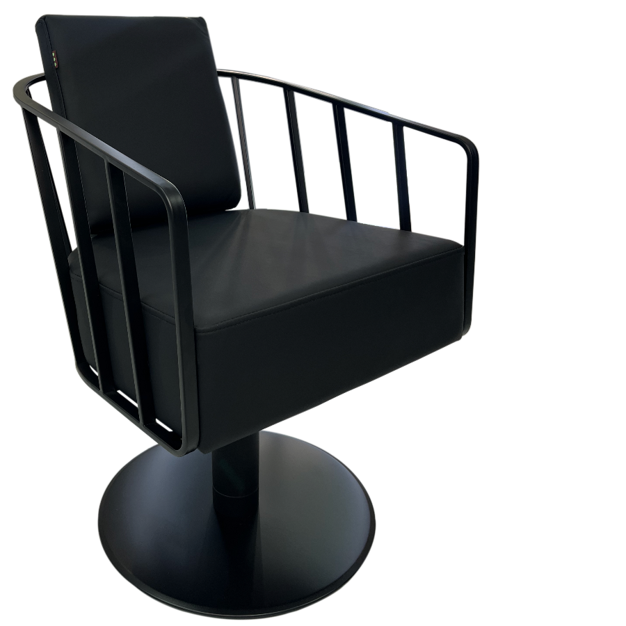 The Willow Salon Styling Chair - Matte Black by SEC
