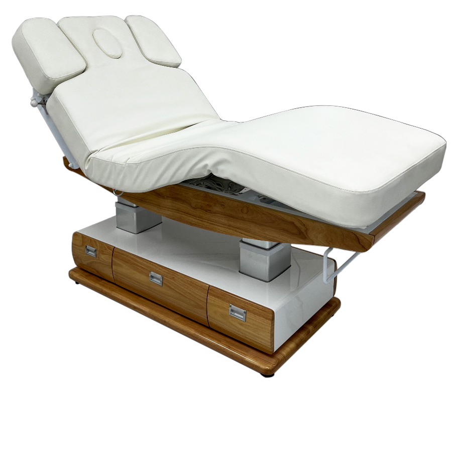 The 4-Motor Massage Bed - White by SEC