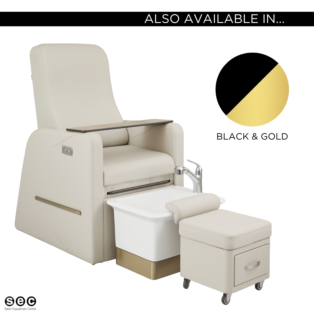 The Cosmic Pedispa - Ivory & Champagne Gold by SEC