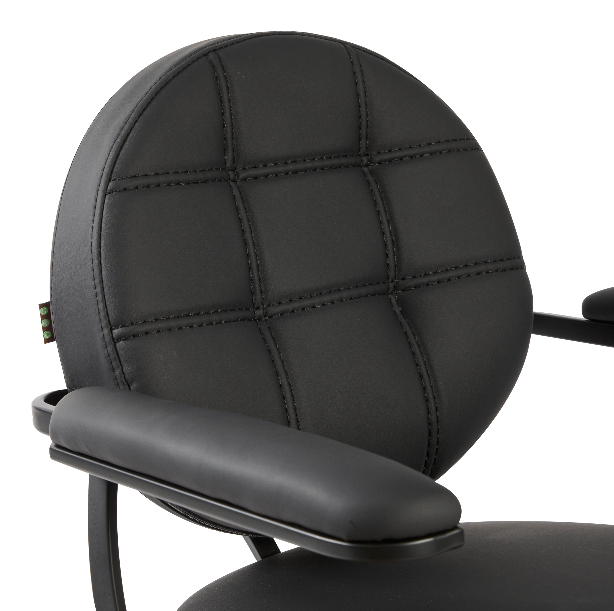 The Tulip Salon Styling Chair - Midnight Black by SEC