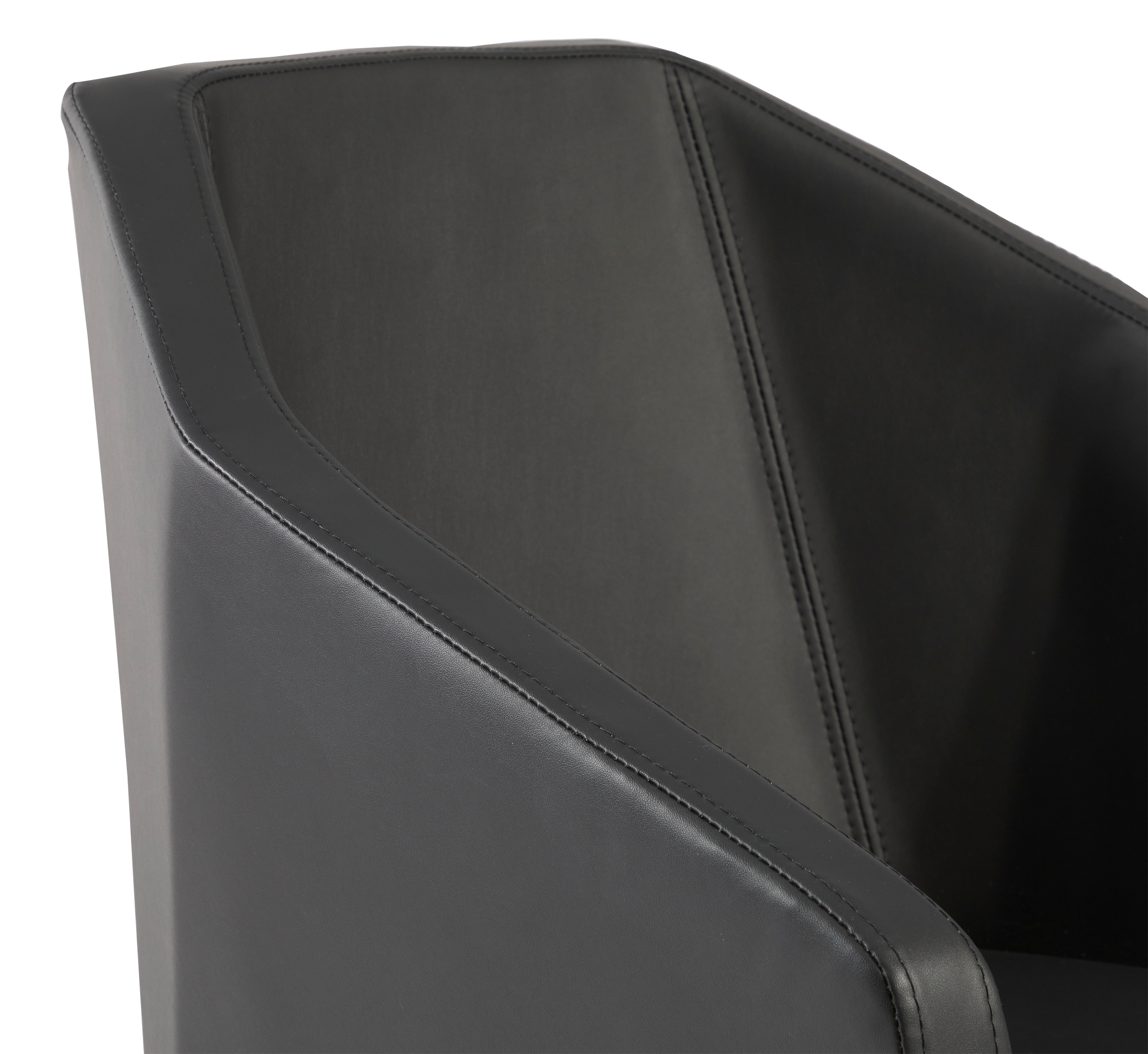 The Charli Angled Styling Chair - Midnight Black By SEC