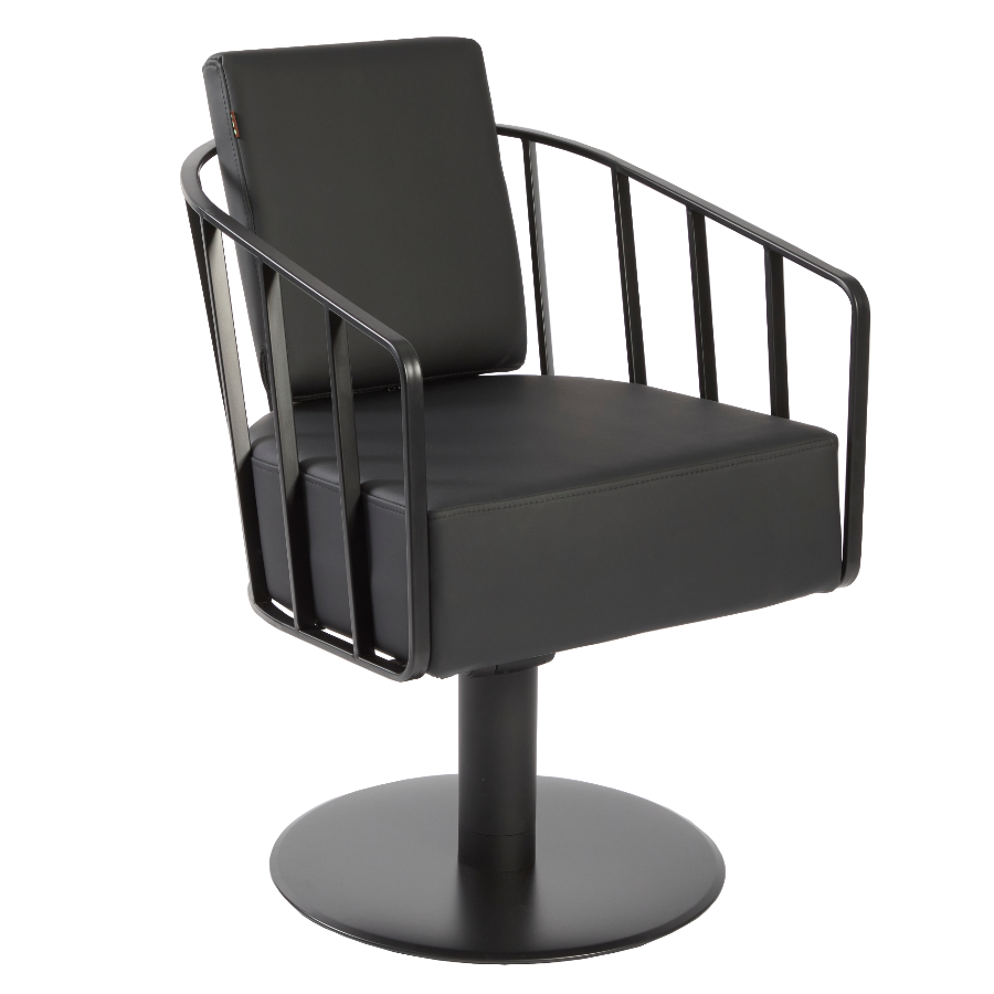 The Willow Salon Styling Chair - Midnight Black by SEC