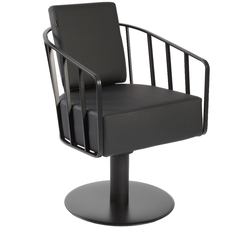 The Willow Salon Styling Chair - Matte Black by SEC