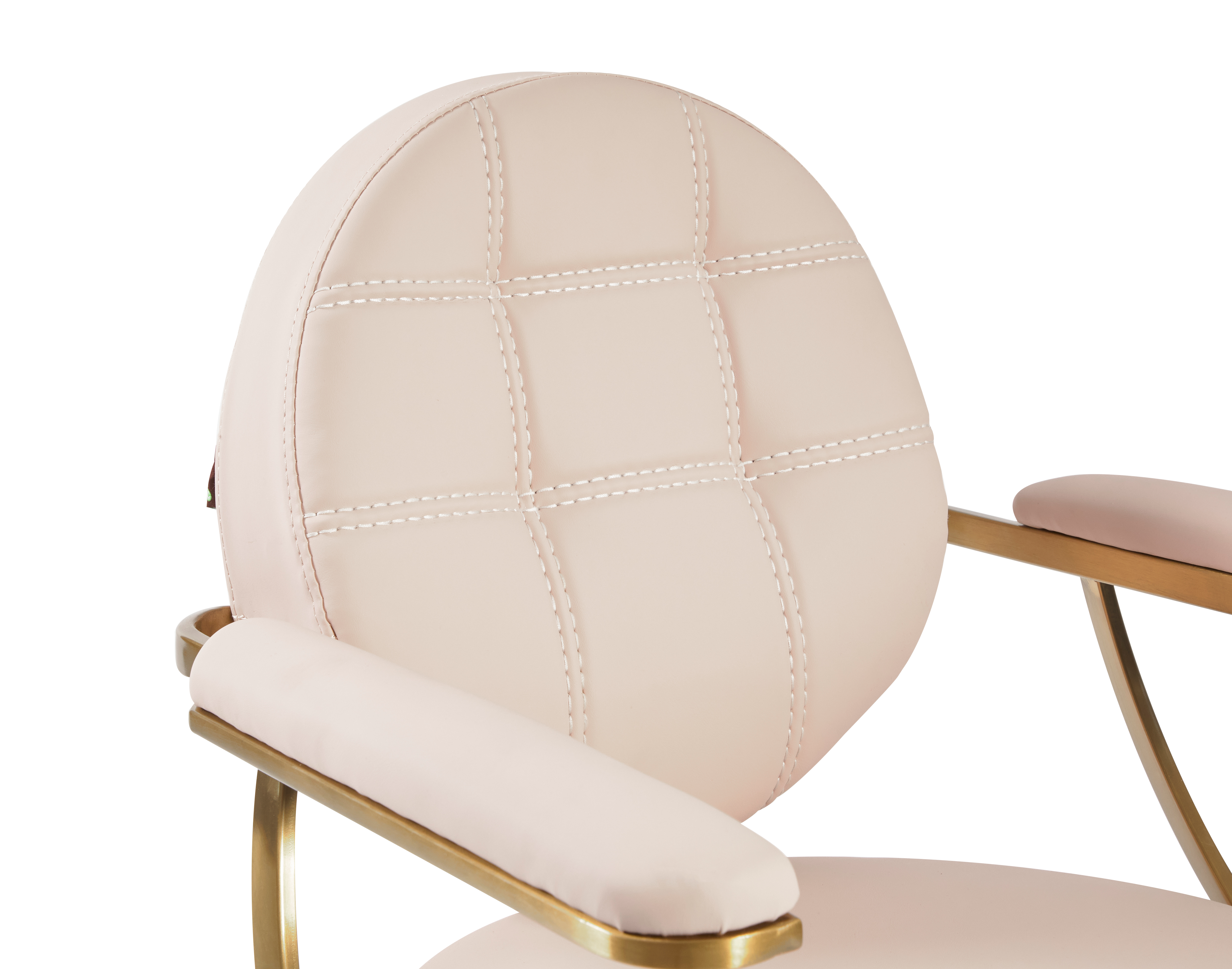 The Tulip Salon Styling Chair - Pink & Gold by SEC