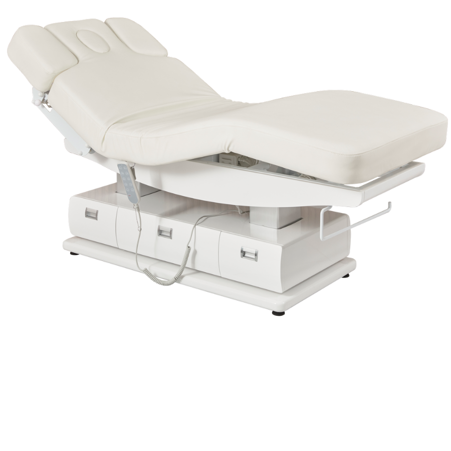 The Luci Electric Massage Bed - White by SEC