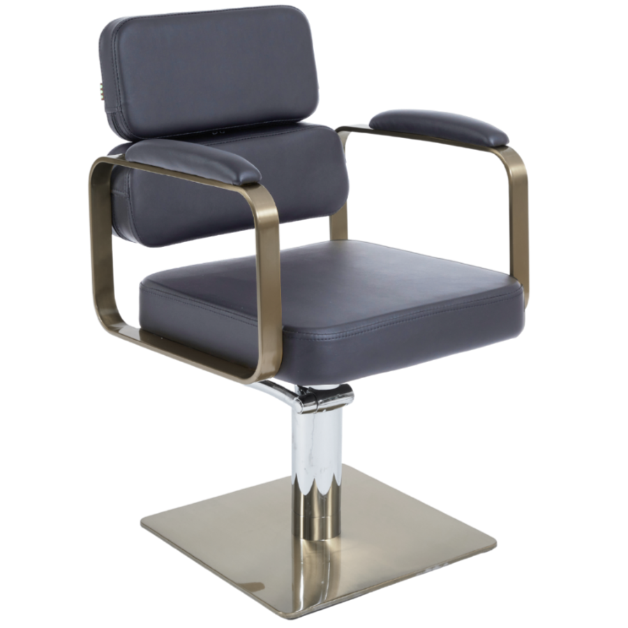 The Rosie Styling Chair - Charcoal & Champagne by SEC