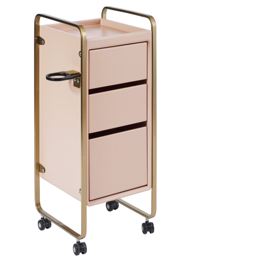 The Sapphire Salon Trolley - Pink & Gold by SEC