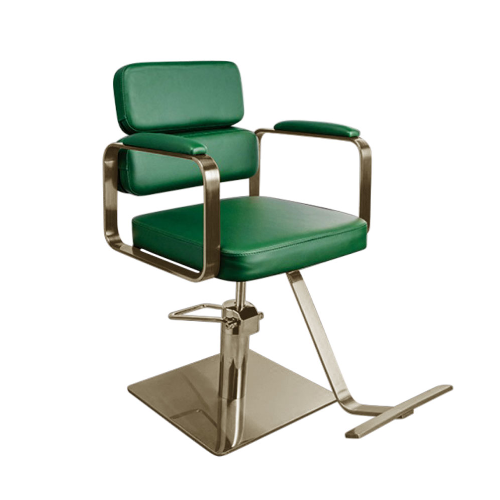 Gold Square Salon Styling Chair by SEC | Salon Equipment Centre