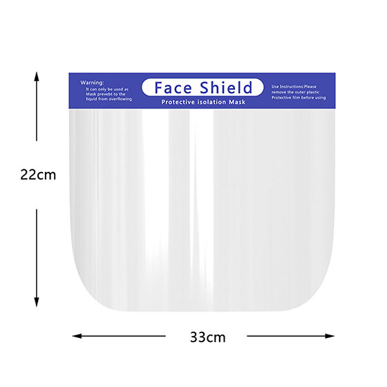 Medical Grade Salon Face Visor Shield by SEC