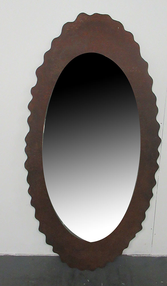 Used Salon Rust Copper Styling Mirror BG85A- GRADE 1