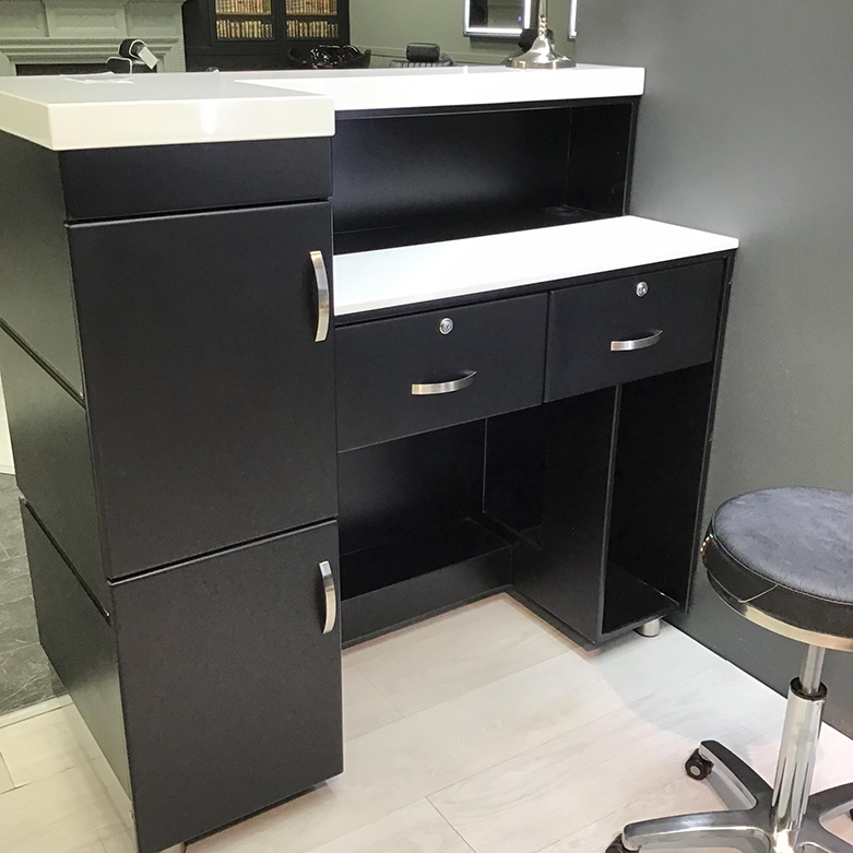 Black Lotus Salon Reception Desk by SEC | Salon Equipment Centre