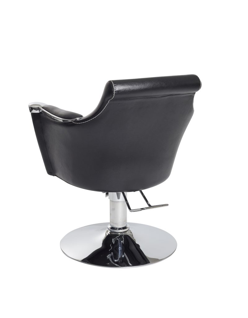 Black Sandhurst Salon Styling Chair by SEC