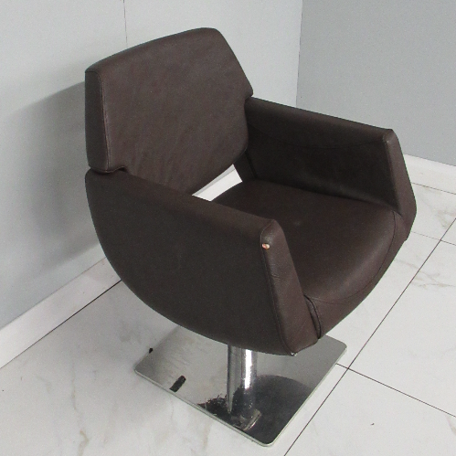 Used Brown Lunar Pod Salon Styling Chair by SEC - BH46A - GRADE 3