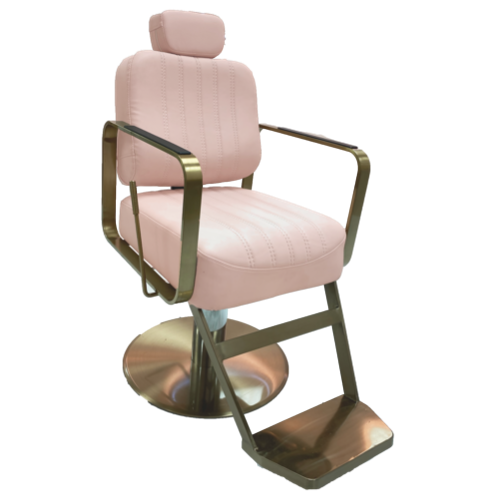 Pink & Gold Reclining Chair by SEC