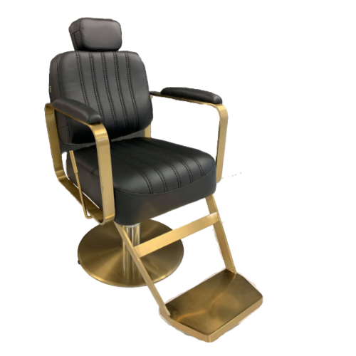Black & Gold Collection Reclining Chair by SEC