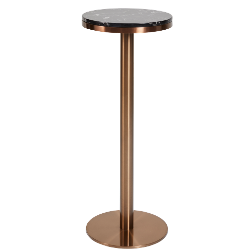 Copper Tall Round Salon Table by SEC