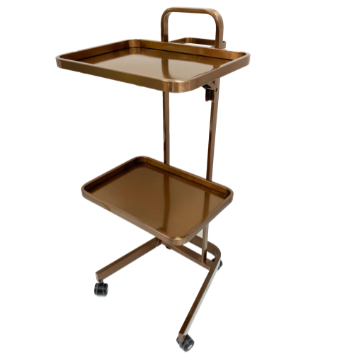 Copper 2 Tier Folding Salon Trolley by SEC - PRE ORDER ONLY