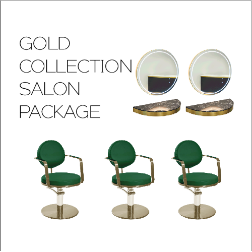 Green & Gold Collection Salon Package by SEC