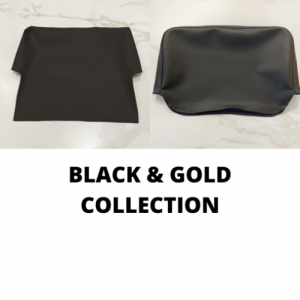 Black & Gold Premium Chair Covers by SEC