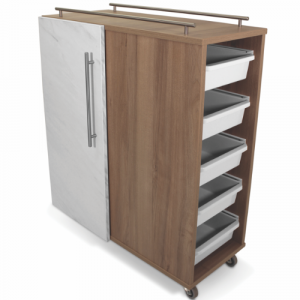 Savoy Mobile Cabinet by REM