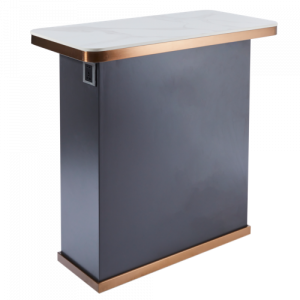 The Isla Make Up Table - Charcoal & Copper by SEC