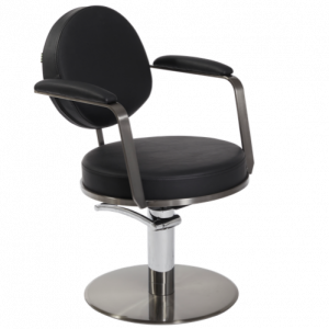 The Poppi Salon Styling Chair -   Black  & Graphite by SEC