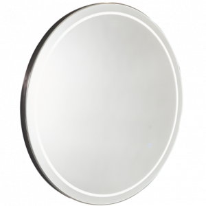 Graphite Round Salon Styling Mirror by SEC